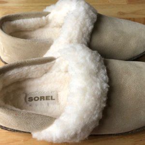 Sorel Cream Slippers